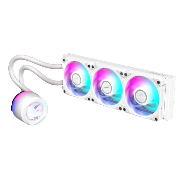 ENFRIAMIENTO LIQUIDO RGB GIGABYTE AORUS WATERFORCE X II 360MM ICE AIO LGA1851 AM5 BLANCO
