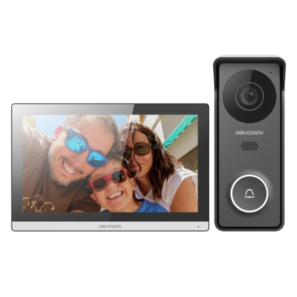 KIT DE VIDEOPORTERO HIKVISION DS-KIS313-P(B)(O-STD) (E) PANTALLA TÁCTIL 7 PULG CON CÁMARA HD 720P 305306093