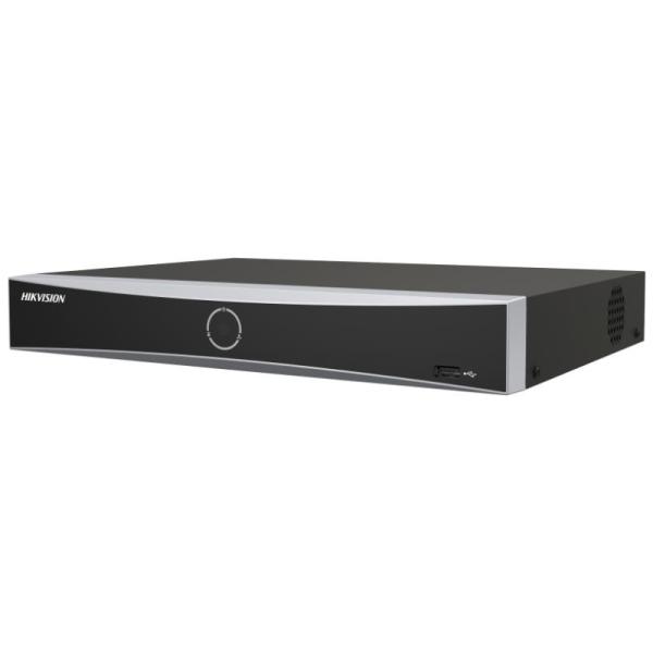 GRABADORA NVR HIKVISION DS-7608NXI-K1/8P(D)(STD) 8 CANALES IP 8 PUERTOS POE 12MP/8MP/4K HASTA 16TB / 1 HDD (NO INCLUIDO) ACUSENSE H.265/H.264 303621196 NEGRO