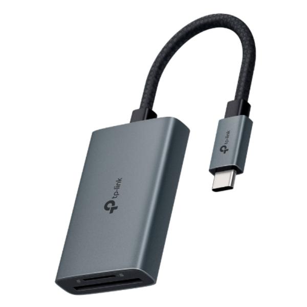 LECTOR DE TARJETAS TP LINK UA440C USB-C 3.0 / SD / MICRO SD UHS-II 312 MB/S / 5 GBPS GRIS