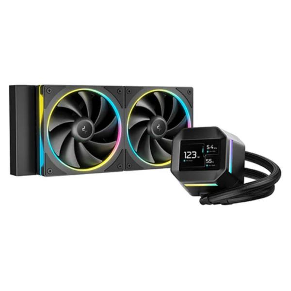 ENFRIAMIENTO LIQUIDO RGB DEEPCOOL LM240 AIO 240MM LGA1851/AM5 R-LM240-BKDMMC-1 NEGRO