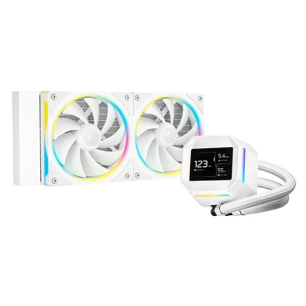 ENFRIAMIENTO LIQUIDO RGB DEEPCOOL LM240 WH 240MM R-LM240-WHDMMC-1 BLANCO