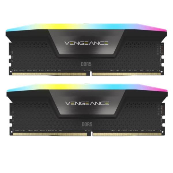 MEMORIA RAM PC RGB 48GB (2X24GB) CORSAIR VENGEANCE DDR5 5200 MHZ C38 CMH48GX5M2B5200C38 NEGRO