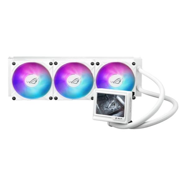 ENFRIAMIENTO LIQUIDO RGB ASUS ROG RYUJIN III 360 ARGB EXTREME WHT AIO LGA1851/AM5-3X120MM MAGNÉTICOS 90RC0132-M0EAY0