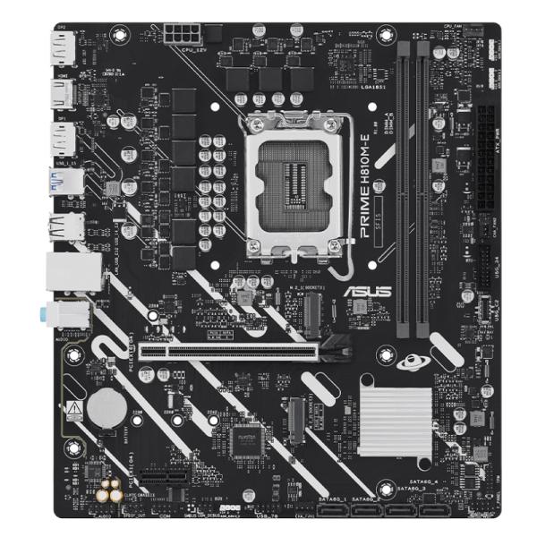 TARJETA MADRE ASUS PRIME H810M-E LGA1851 MICRO ATX DDR5 90MB1N20-M0EAY0 NEGRO/BLANCO