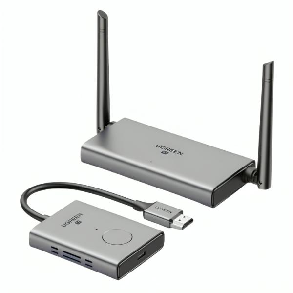 KIT EXTENSOR Y RECIBIDOR INAL&Aacute;MBRICO DE VIDEO UGREEN CM506 HDMI / VGA / 3.5MM 50M 50633A