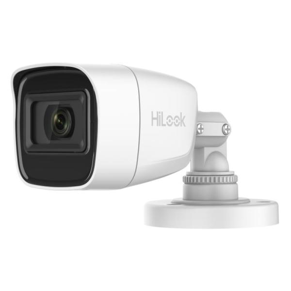 C&Aacute;MARA MINI BULLET HIKVISION THC-B120-MS(2.8MM)(HILOOK STD) (E) 2MP 4 EN 1 SMART IR ALCANCE HASTA 20M AUDIO INTEGRADO 300512280 BLANCO