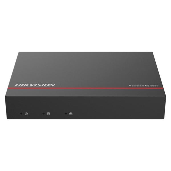 GRABADORA NVR HIKVISION DS-E04NI-Q1/4P(STD)(SSD 1T) (E) 4 CANALES 4MP POE H.265+ ESSD 303618927-AF NEGRO
