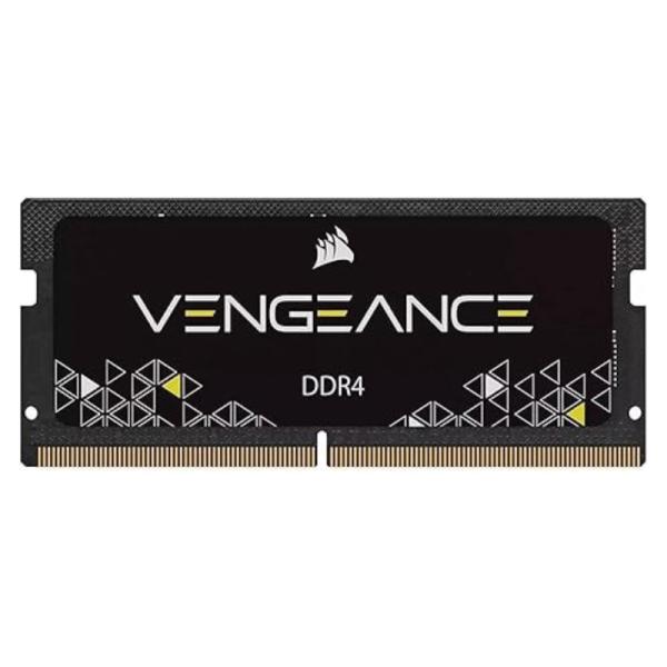 MEMORIA RAM LAPTOP CORSAIR VENGEANCE SODIMM 16 GB DDR4 3200 MHZ CL22 1.20 V CMSX16GX4M1A3200C22 NEGRO