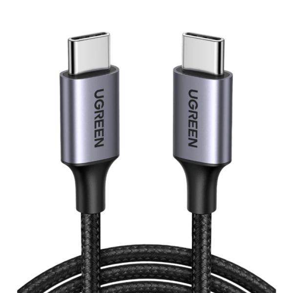 CABLE UGREEN L501 USB-C A USB-C CARGA RÁPIDA PD 3A MÁX 2M 35219