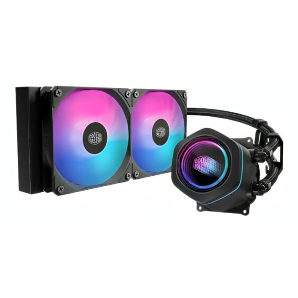ENFRIAMIENTO LIQUIDO COOLER MASTER MASTERLIQUID CORE NEX 240 ARGB 240MM LGA1851/AM5 MLX-D24M-A18PA-R1 NEGRO