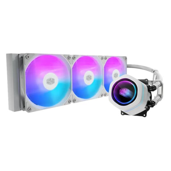 ENFRIAMIENTO LIQUIDO COOLER MASTER MASTERLIQUID CORE NEX 360 WHITE 360MM LGA1851/AM5 MLX-D36M-A18PA-RW NEGRO