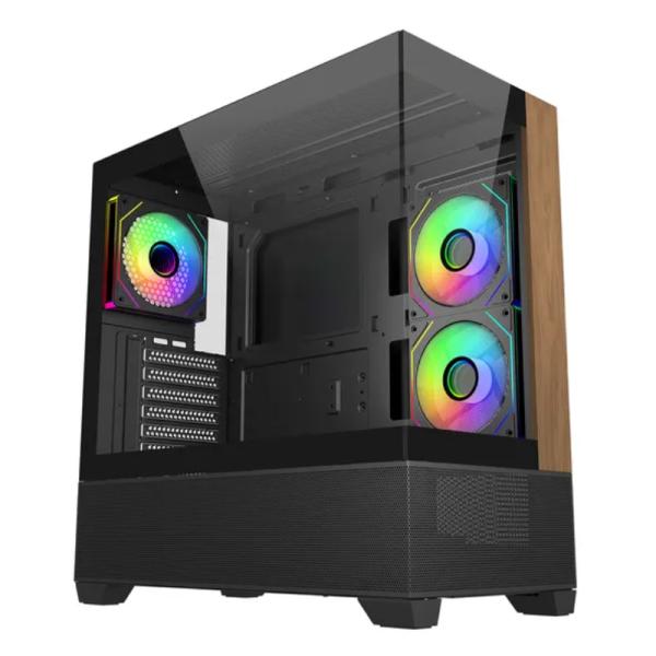CASE COOLER MASTER E690 + FUENTE GOLD 750 V3NM + ENFRIAMIENTO HYPER 212 SPECTRUM V3 E690-KHNN75-SA0 NEGRO