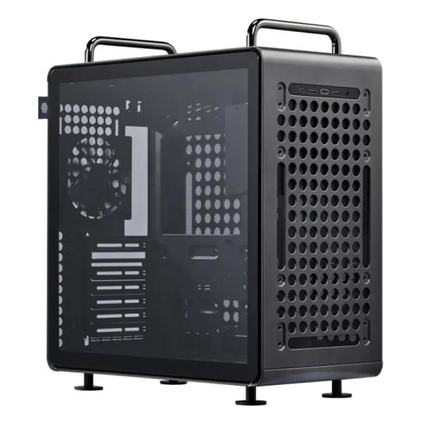 CASE COOLER MASTER QUBE 540 STARDUST IRON MID TOWER VENTILADOR 1 DE 120 MM CON VIDRIO TEMPLADO LATERAL Y ACERO Q540-MGNN-S00