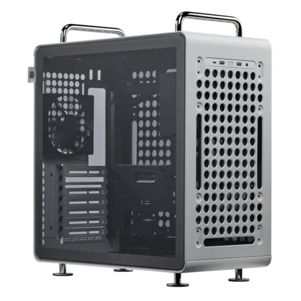 CASE COOLER MASTER QUBE 540 MOONSTONE MID TOWER VENTILADOR 1 DE 120 MM CON VIDRIO TEMPLADO LATERAL Y ACERO Q540-LGNN-S00