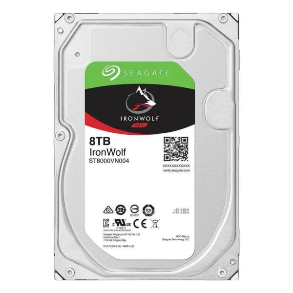 HD INTERNO 8TB SEAGATE ST8000VN004 3.5" SATA 6 GB/S 7200 RPM 72123800-6051100-000