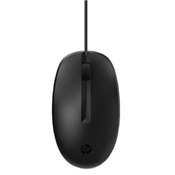 MOUSE HP 128 LASER ALÁMBRICO USB-A 1200 DPI 265D9AA NEGRO