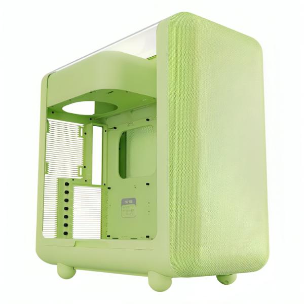CASE HYTE X50 MID TOWER SIN VENTILACIÓN INCLUIDA CON PANEL LATERAL CS-HYTE-X50G-MM VERDE