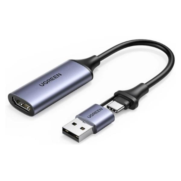 TARJETA CAPTURADORA UGREEN CM489 HDMI 40189 NEGRO