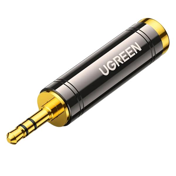 ADAPTADOR UGREEN AV168 3.5MM MACHO A 6.35MM HEMBRA 60711