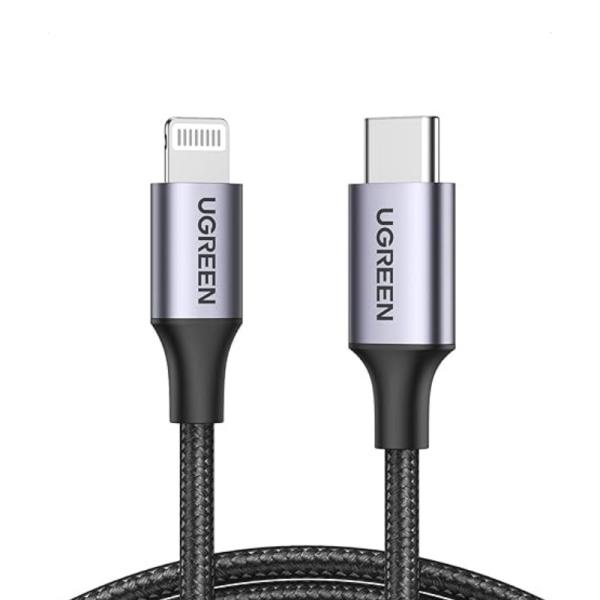 CABLE UGREEN US304 USB-C A LIGHTNING PD 3A 1M 60759