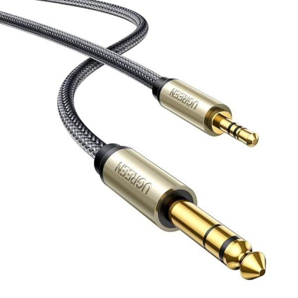 CABLE UGREEN AV127 3.5MM A 6.35MM TRS ESTEREO 2M 10628