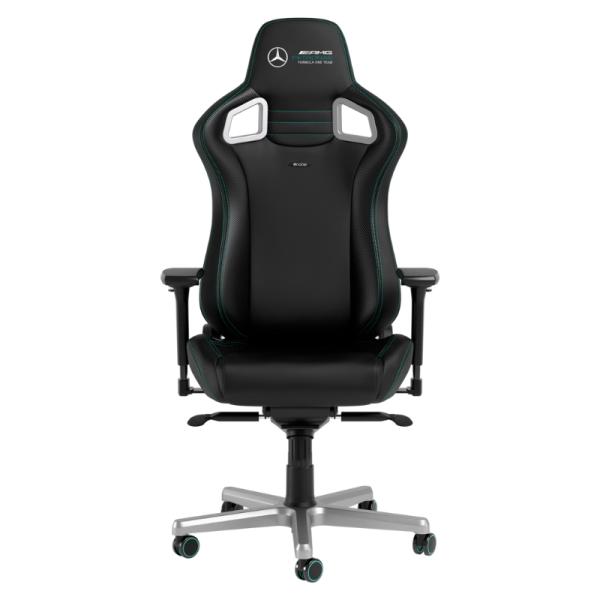 SILLA  GAMING NOBLECHAIRS  EPIC EDICI&Oacute;N MERCEDES AMG PETRONAS CUERO SINT&Eacute;TICO PGW-NB-EGC-001-AF NEGRO