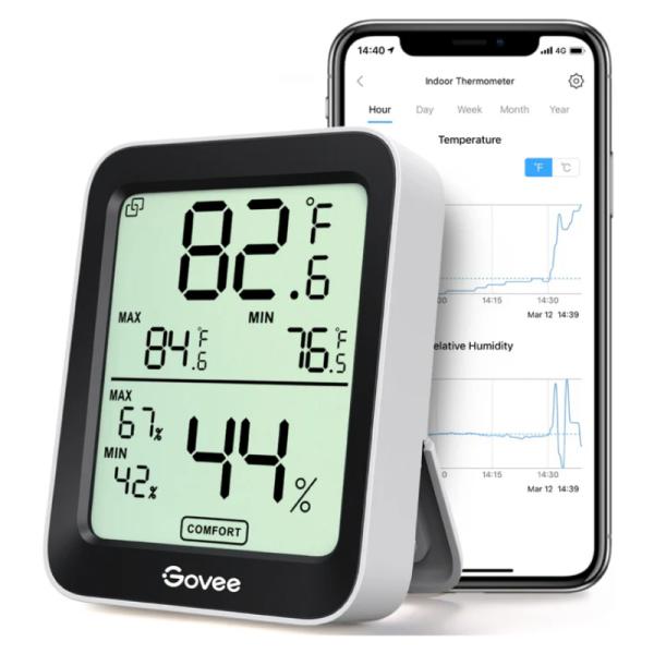 TERMÓMETRO-HIGRÓMETRO GOVEE H5075 CON PANTALLA H5075001