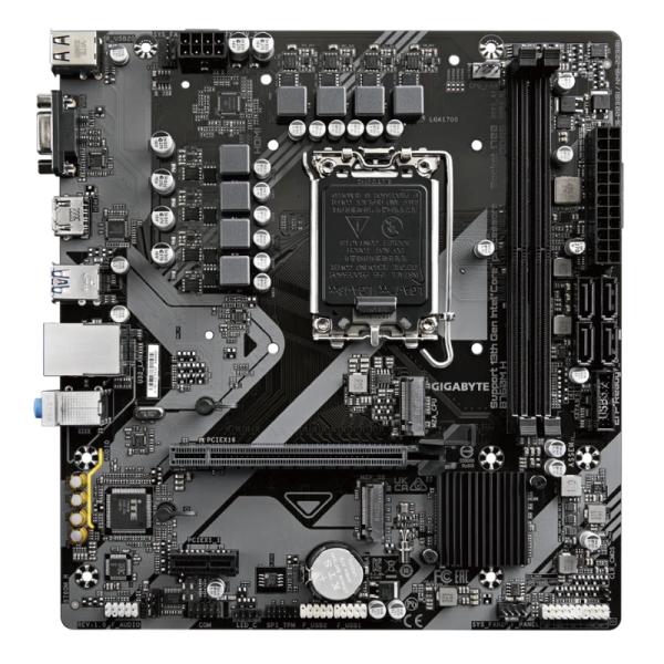 TARJETA MADRE GIGABYTE B760M H LGA1700 MICRO ATX DDR5 NEGRO