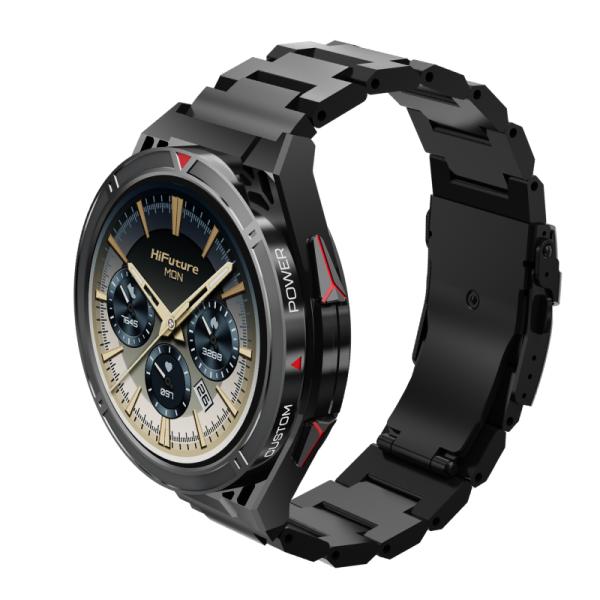 SMART WATCH HIFUTURE ACTIVE / BANDA DE 22MM NEGRO/ROJO