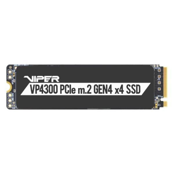 HD INTERNO SOLIDO 1TB PATRIOT VIPER VP4300 M.2 2280 PCIE GEN4 X4 7400MB/S / 5500MB/S VP4300-1TBM28H NEGRO