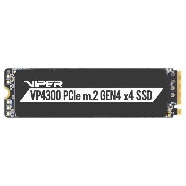 HD INTERNO  SOLIDO 2TB PATRIOT VP4300 M.2 2280 PCIE GEN4 X4 7400MB/S / 6800MB/S VP4300-2TBM28H NEGRO