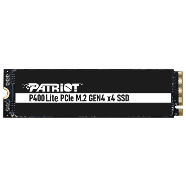 HD INTERNO SOLIDO 500GB PATRIOT P400 LITE M.2 2280 PCIE GEN4 X4 3500MB/S / 2400MB/S P400LP500GM28H NEGRO