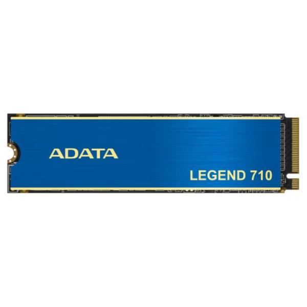 HD INTERNO SOLIDO 256GB ADATA LEGEND 710 M.2 2280 PCIE GEN3 X4 2400MB/S / 1800MB/S ALEG-710-256GCS AZUL