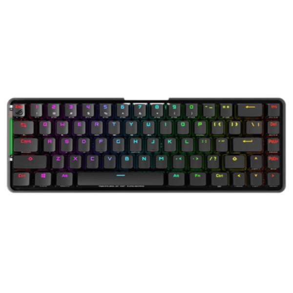 TECLADO GAMING RGB ASUS M601 ROG FALCHION NX MEC&Aacute;NICO INAL&Aacute;MBRICO 2.4 GHZ SWITCH CAFE 90MP01Y7-BKUA00 NEGRO