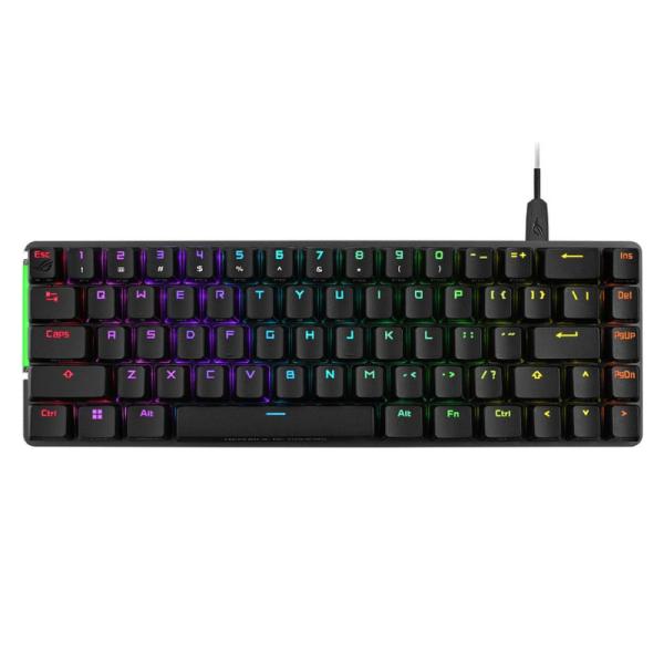 TECLADO GAMING RGB ASUS M602 FALCHION ACE MEC&Aacute;NICO AL&Aacute;MBRICO USB-C SWITCH CAFE 90MP0346-BKUA01 NEGRO
