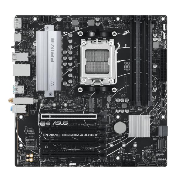 TARJETA MADRE ASUS PRIME B650M-A AX6 II AM5 MICRO-ATX DDR5 90MB1J90-M0EAY0 NEGRO