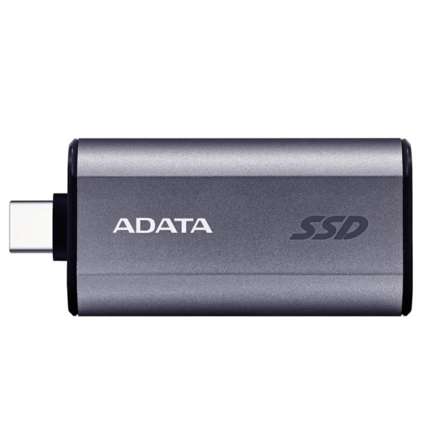 HD SOLIDO EXTERNO 500GB ADATA SC750 USB 3.2 GEN 2 TIPO C 1050 MB/S 1000 MB/S SC750-500G-CCBK GRIS