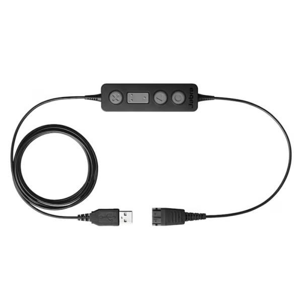 ADAPTADOR PARA HEADSET JABRA LINK 260 USB CON DESCONEXI&Oacute;N R&Aacute;PIDA 260-09