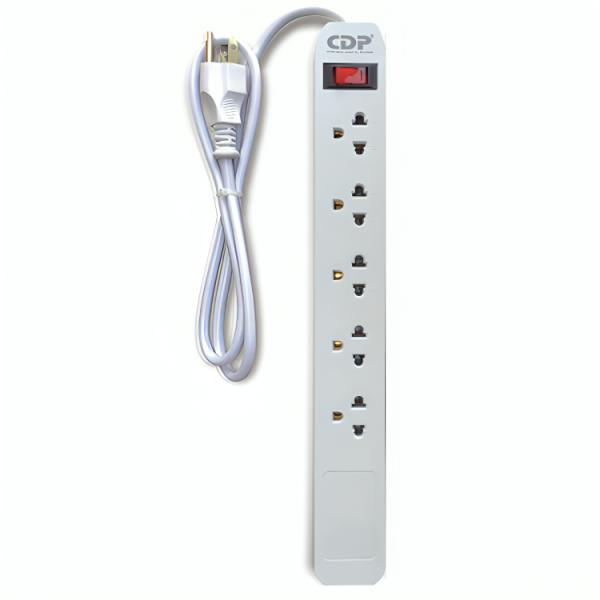 REGLETA CDP R-PS5 5 TOMAS 1 M REGLETA CON PROTECCIÓN CONTRA SOBRECARGAS BLANCO