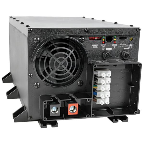 INVERSOR DE ENERGIA TRIPP LITE APS2424 2400W 24V / 120V HARDWIRE CARGADOR 55A NEGRO