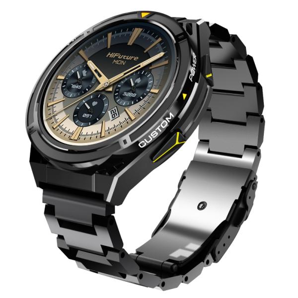 SMART WATCH HIFUTURE ACTIVE / BANDA DE 22MM NEGRO/AMARILLO
