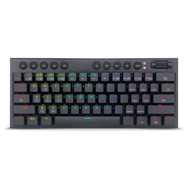 TECLADO GAMING RGB REDRAGON HORUS MINI K632 MECANICO ALAMBRICO ESPA&Ntilde;OL SWITCH ROJO NEGRO