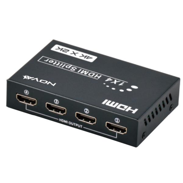 SPLITTER NOVA HDMI 4 PUERTOS 4K 30HZ FAA38214001C NEGRO