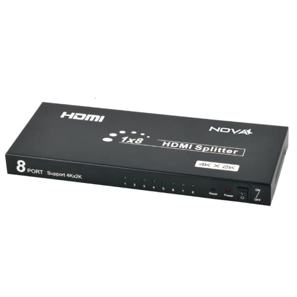 SPLITTER NOVA FAA38318001C DE 8 PUERTOS HDMI 4K@30HZ