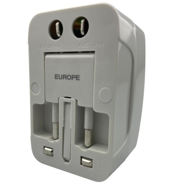 ADAPTADOR  UNIVERSAL PARA VIAJES NOVA FEU001001C BLANCO
