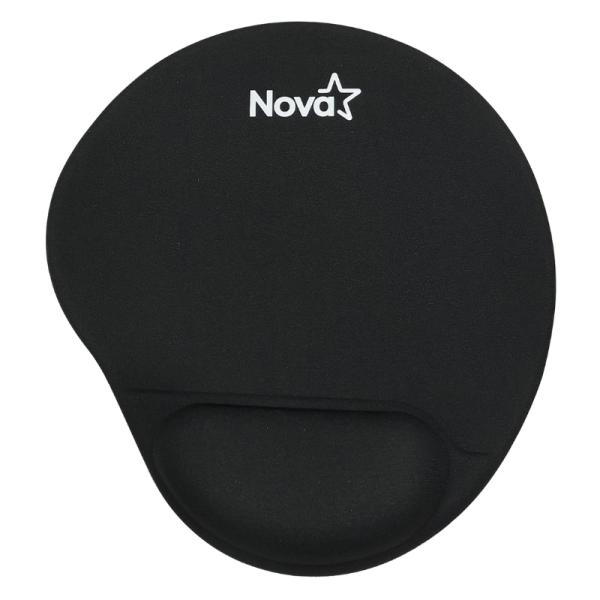 MOUSE PAD NOVA FXX21252002C GRANDE 8.5 PULG X 10 PULG GEL Y TELA NEGRO