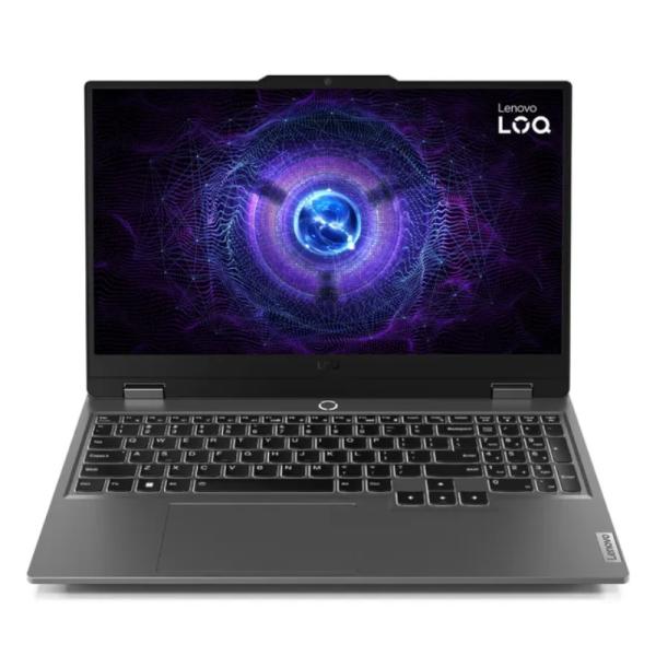 LAPTOP GAMING LENOVO LOQ 15IAX9E 15.6 PULG I5-12450HX 8GB 512GB SSD NVIDIA RTX 2050 WIN 11 INGLES 83LK0001US GRIS