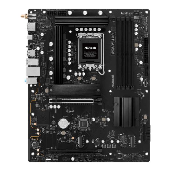 TARJETA MADRE ASROCK B860 PRO-A WIFI LGA1851 ATX DDR5 MB-B860 PROAW NEGRO