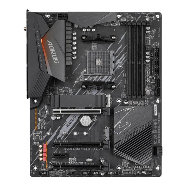TARJETA MADRE GIGABYTE B550 AORUS ELITE AX V3 AM4 ATX DDR4 NEGRO